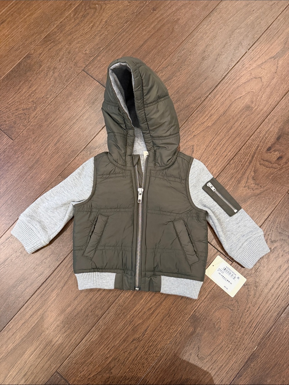 Tucker & Tate Toddler Hooded Puffer Jacket Size 3 Months - C39-115